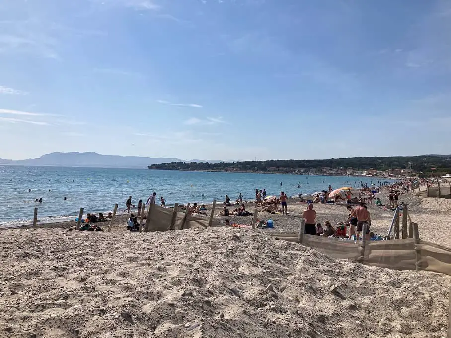 dormir à la plage plage du Veillat