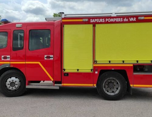 Feu de stockage de bois à Ollioules : une intervention rapide et efficace des sapeurs-pompiers