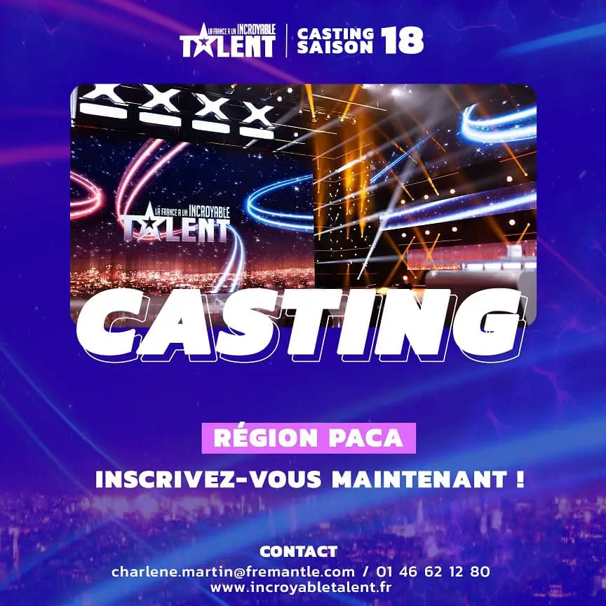 casting la france a un incroyable talent paca