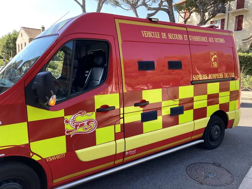 mystère bras accident grasse pompiers du var bébé écrasé transpalette cycliste mort toulon accident nord toulon