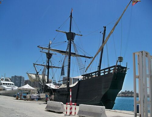 Le navire Nao Victoria à Cavalaire cette semaine