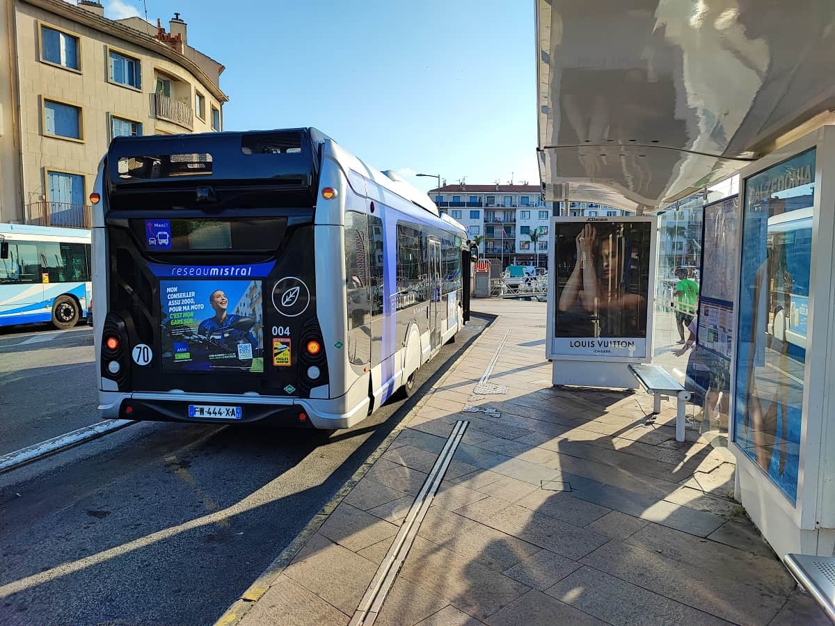 ticket Zou Bus mistral plage bonnegrâce sanary