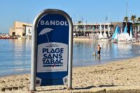 plage sans tabac bandol