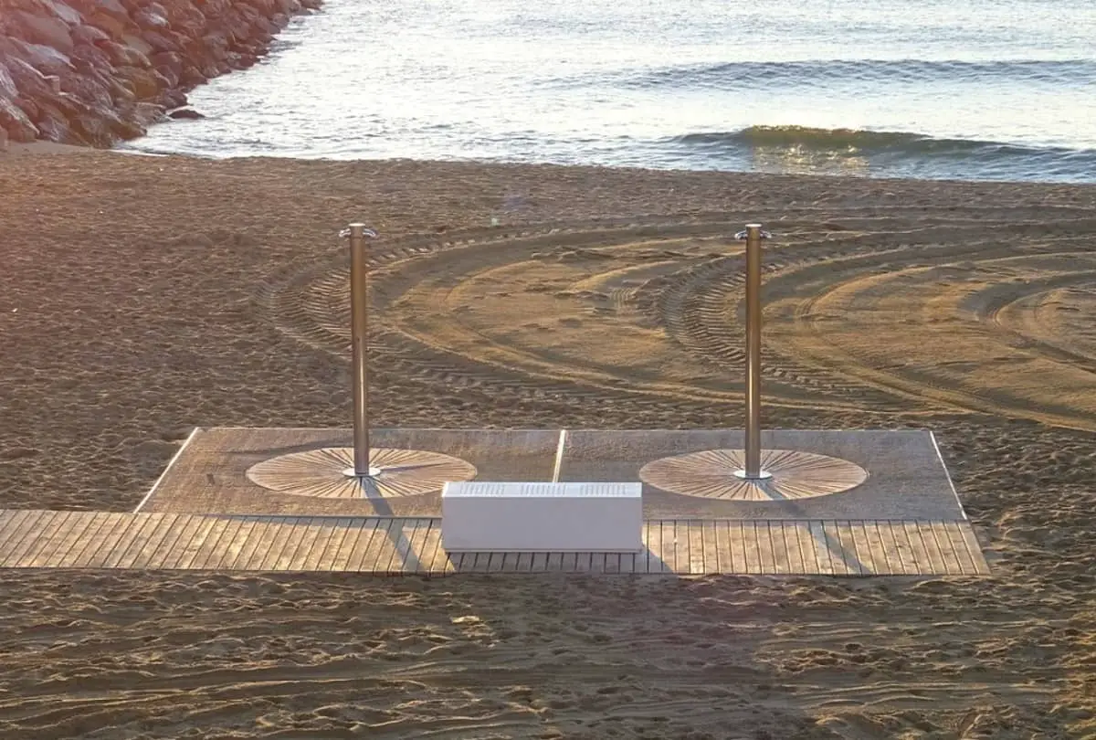 interdire douches de plage
