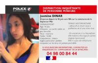 Disparition Jasmine DINAR