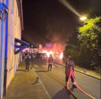 incendie véhicules Cogolin