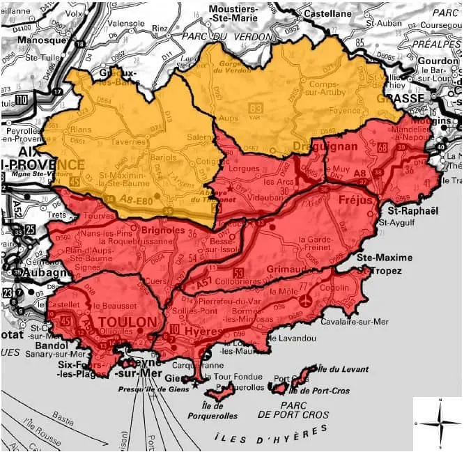 risque incendie massifs var