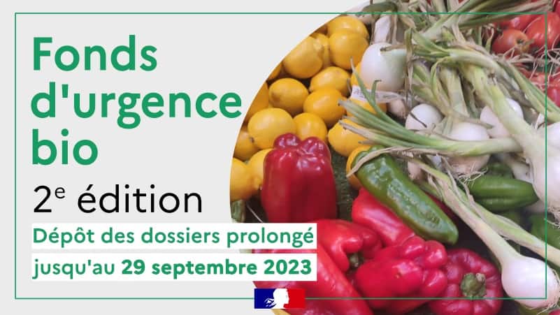 fonds d'urgence agriculteurs bio