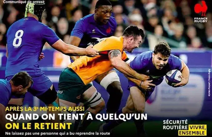 match de rugby France-Namibie