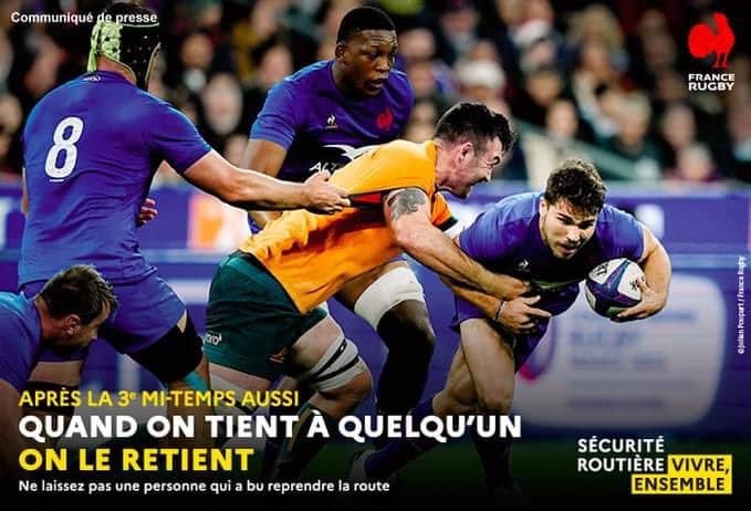 match de rugby France-Namibie