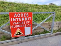 var alerte orange vagues-submersion Finistère routes interdites