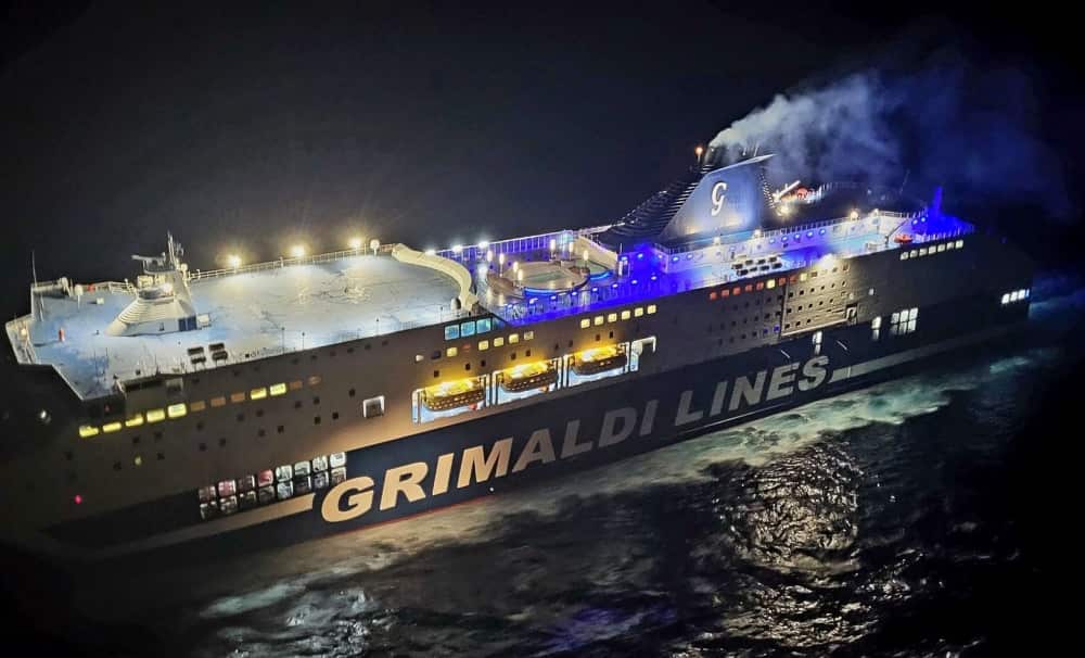 évacuation Cruise Sardegna