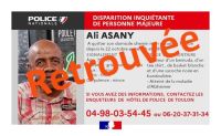 Ali Asany retrouvé