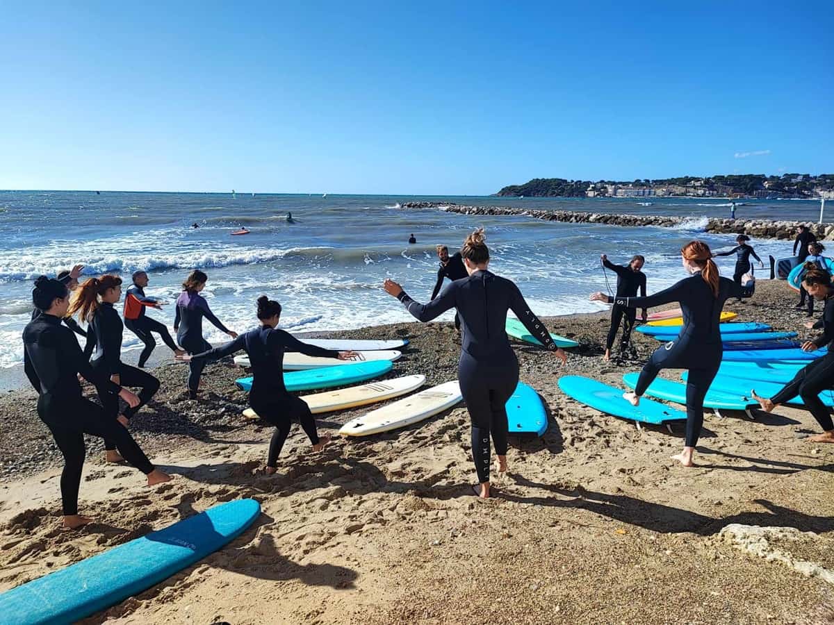 surfeurs varois surfeurs plage Bonnegrâce surfeurs var