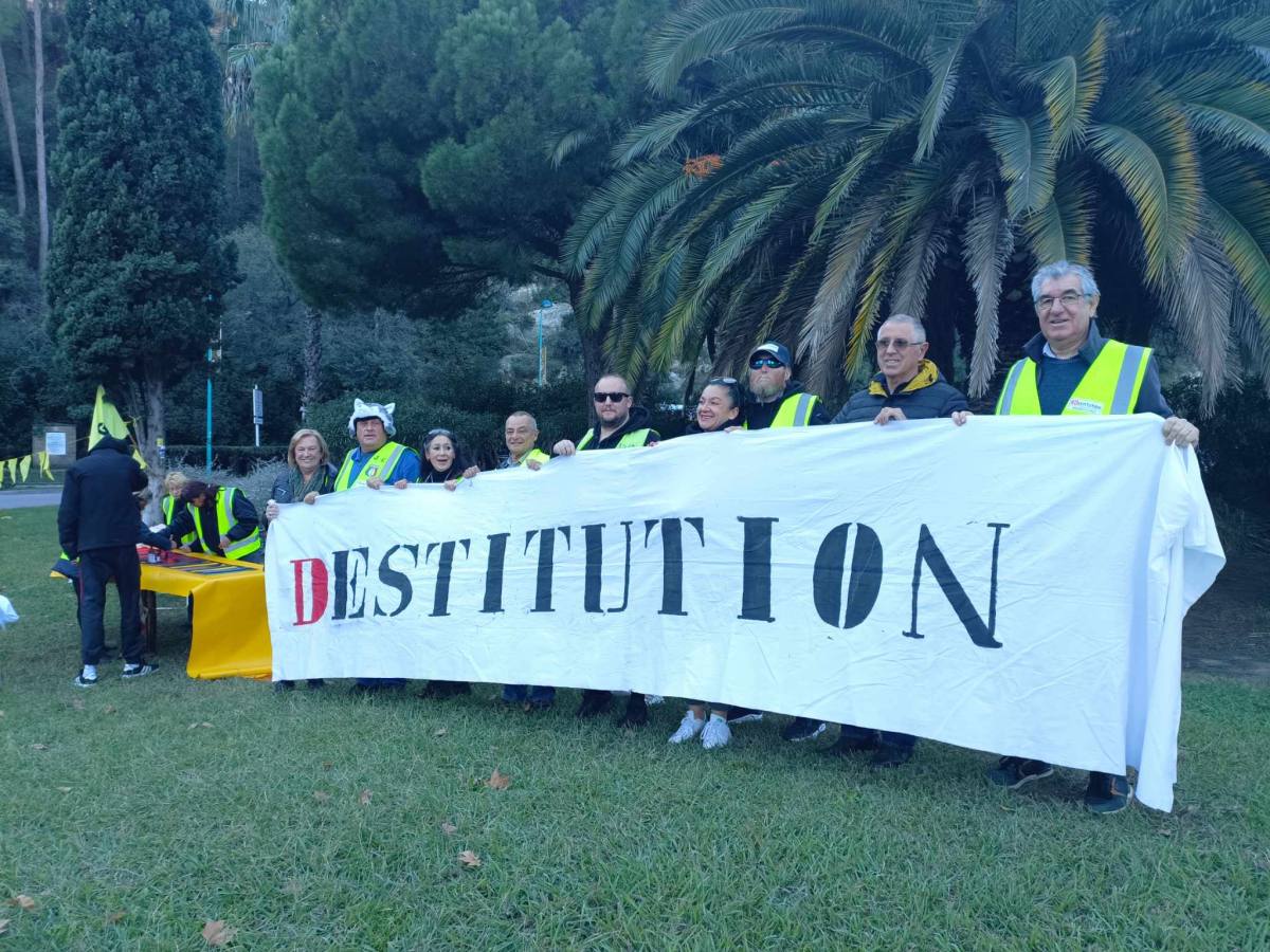 Gilets jaunes bandol agriculteurs