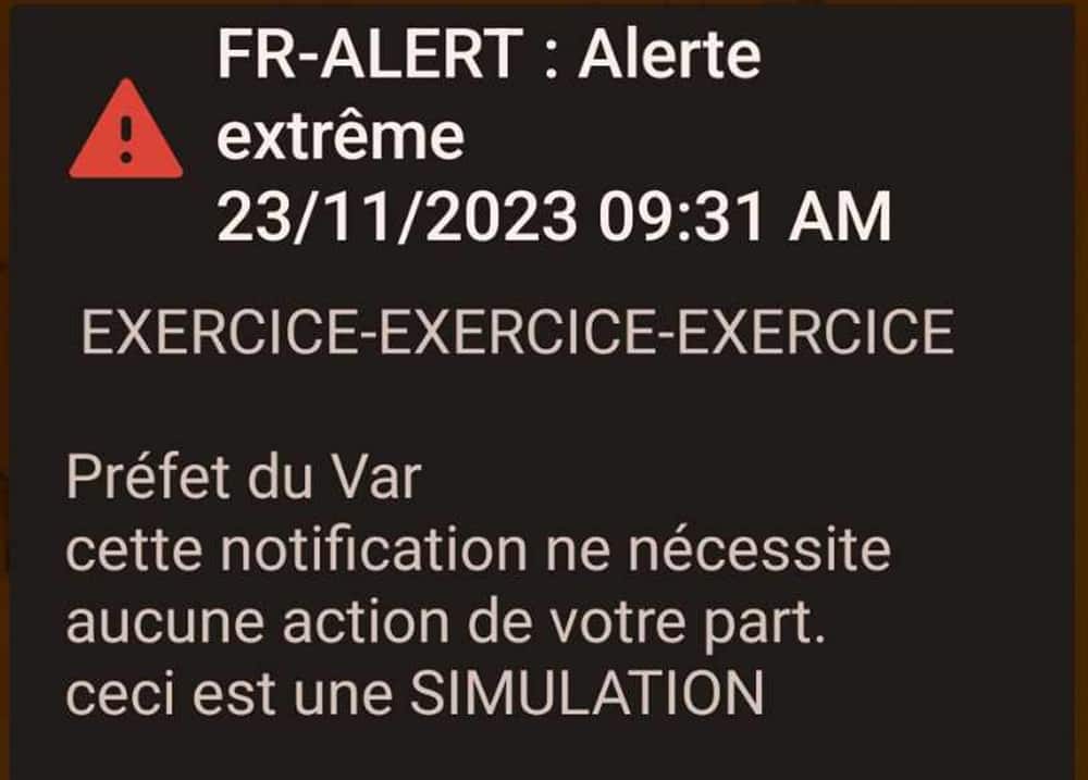 pas reçu sms frAlert pourquoi SMS Fr-Alert Toulon