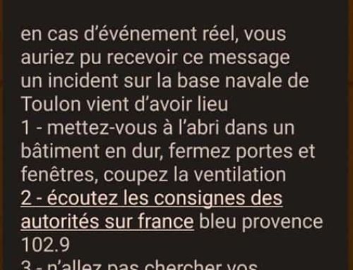 Simulation d’urgence à Toulon : un test réussi pour FR-Alert, vous avez tous reçu le SMS