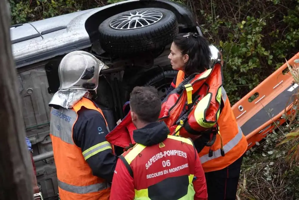 accident à Vence