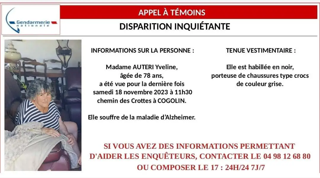 recherche Yveline Auteri