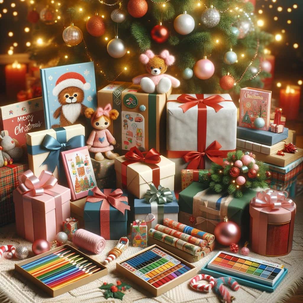 cadeaux noël petite fille secret santa entreprise