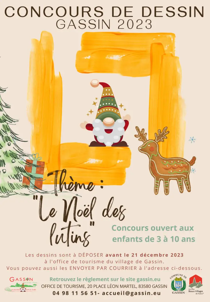 concours de dessins de Noël gassin