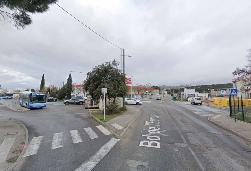 nouveau rond-point Seyne-sur-mer