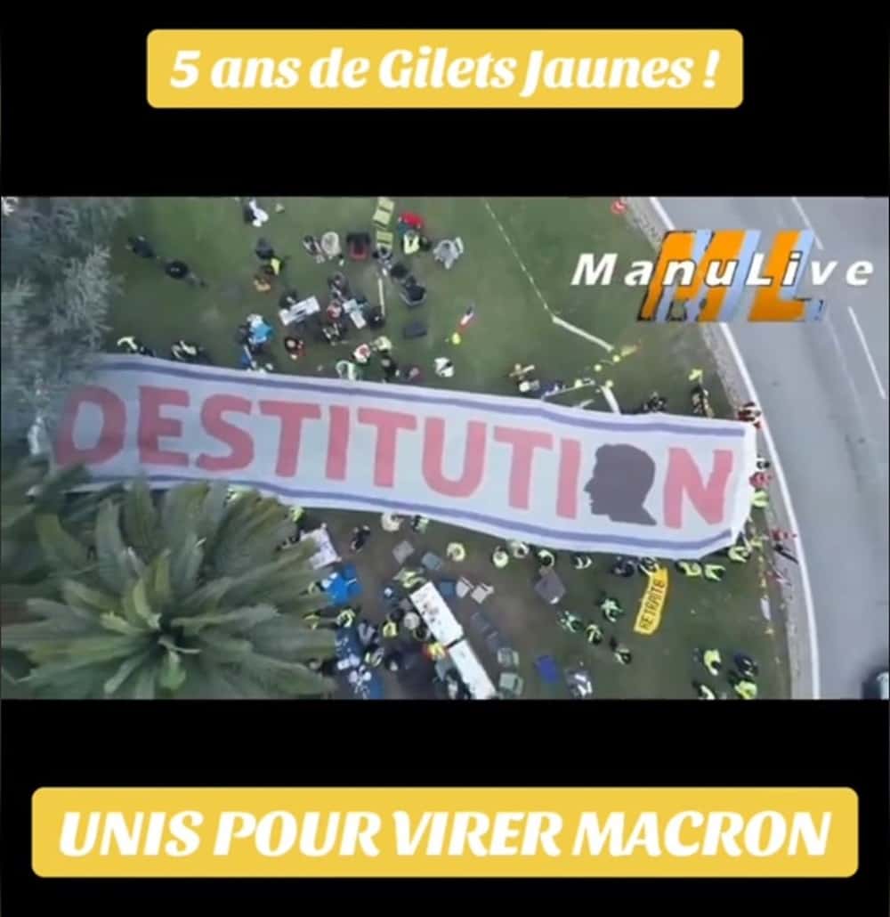 anniversaire gilets jaunes Bandol