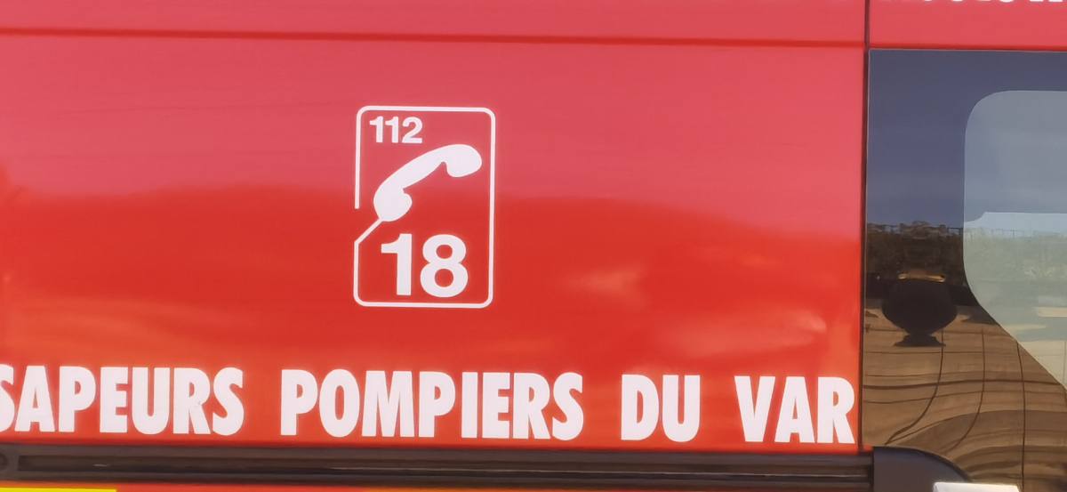 istres chantier Bagnols-en-Forêt camion à ordures piéton A8 incendie Draguignan