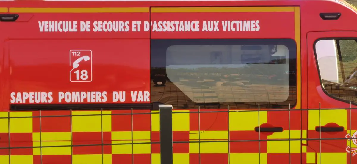 randonneuse blessée incendie Toulon collision hyères