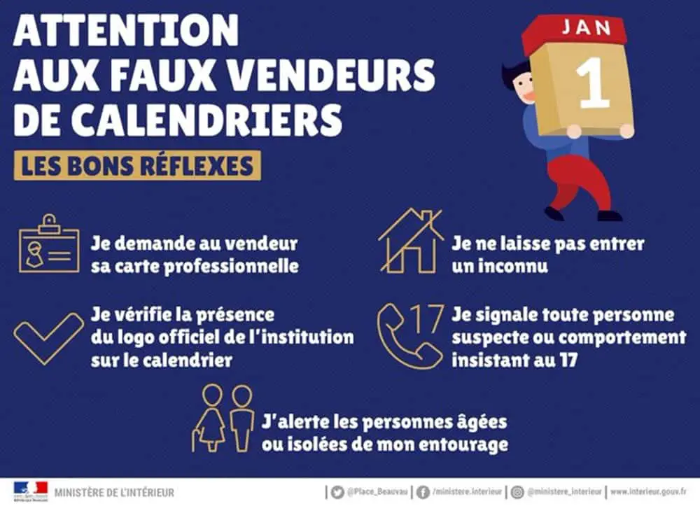 faux calendriers var
