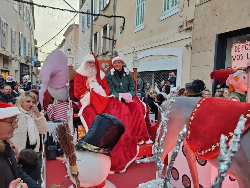 arrivée père Noël La Ciotat