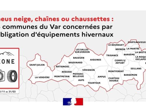 La neige est arrivée dans le Var : rappel des règles sur les pneus obligatoires sous peine d’amende