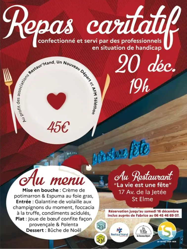 dîner caritatif la Seyne-sur-Mer