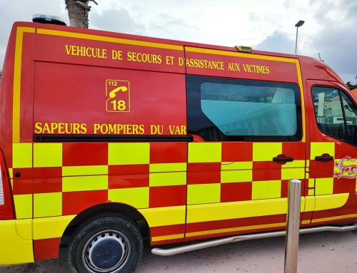 Accident de camion-grue à Hyères : intervention d’urgence pour secourir le conducteur