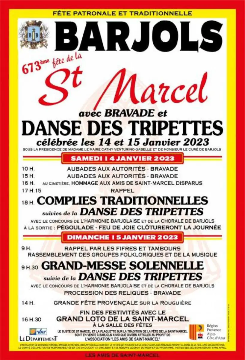 fête de la Saint Marcel à Barjols