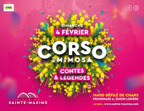 Ne manquez pas le Corso du Mimosa à Sainte-Maxime ce dimanche