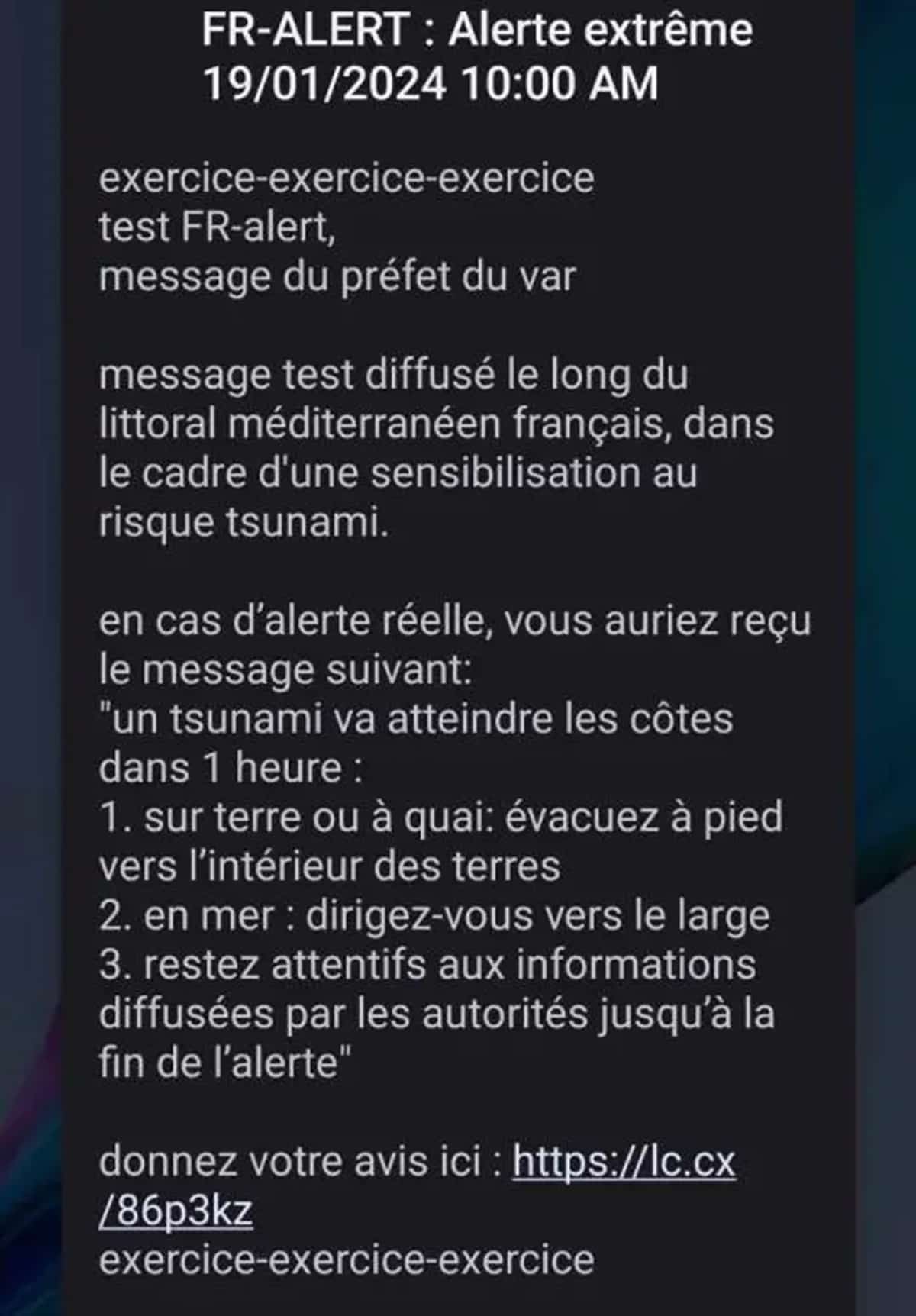 sms fr-alert