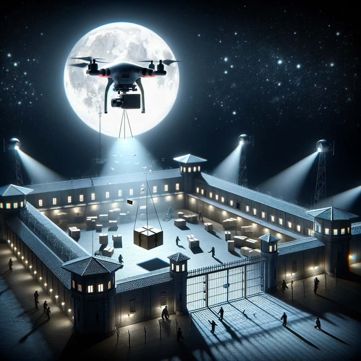 livraison drone prison var