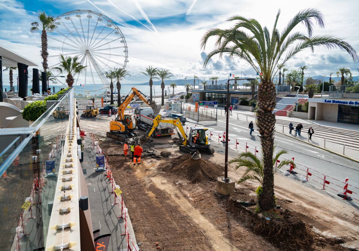 travaux promenade des Bains