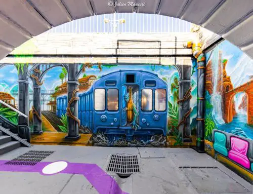 La transformation artistique du tunnel piéton de la gare de Toulon