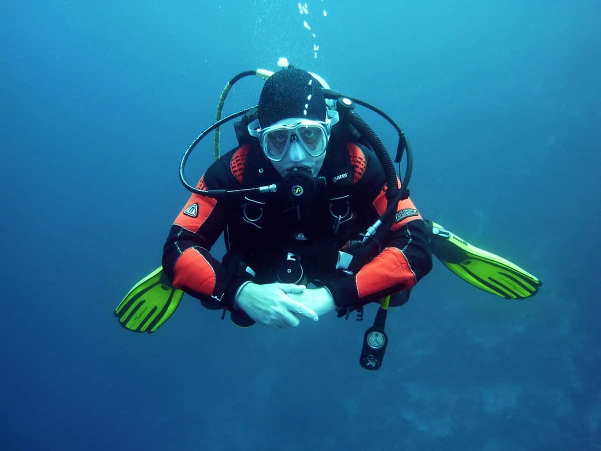 plongeur sauvé de justesse