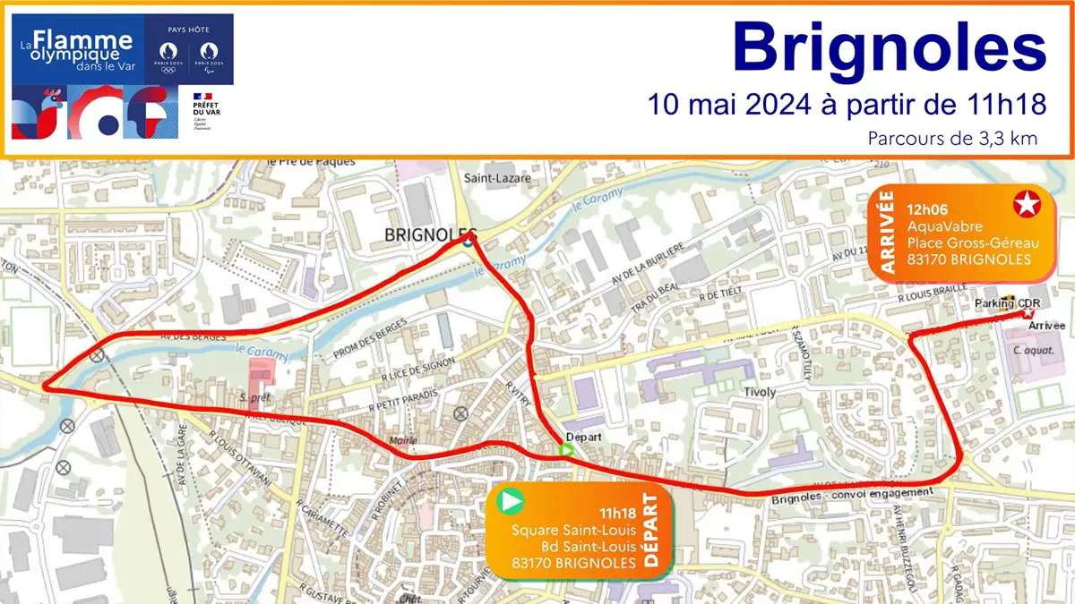 programme Flamme Olympique Brignoles