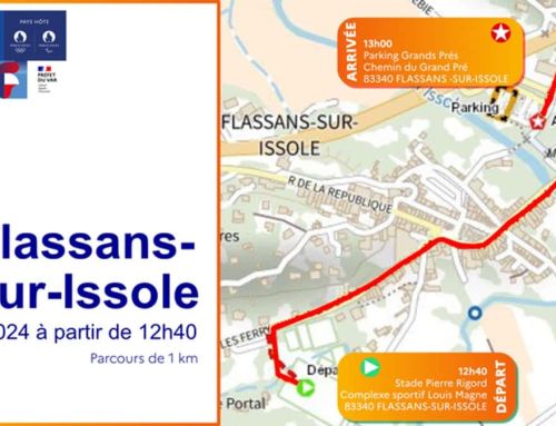 Le programme du passage de la Flamme Olympique dans le Var : Flassans-sur-Issole