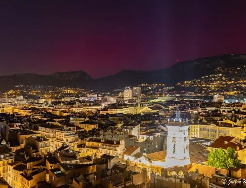 Julien Mauceri capture une aurore boréale exceptionnelle au cœur de Toulon