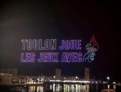 Le port de Toulon transformé : un spectacle de drones époustouflant pour la flamme olympique