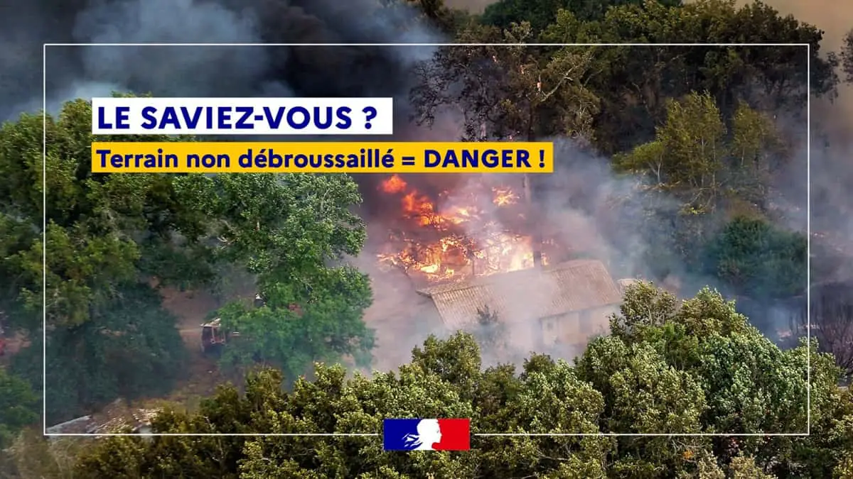 Débroussaillage dans le Var
