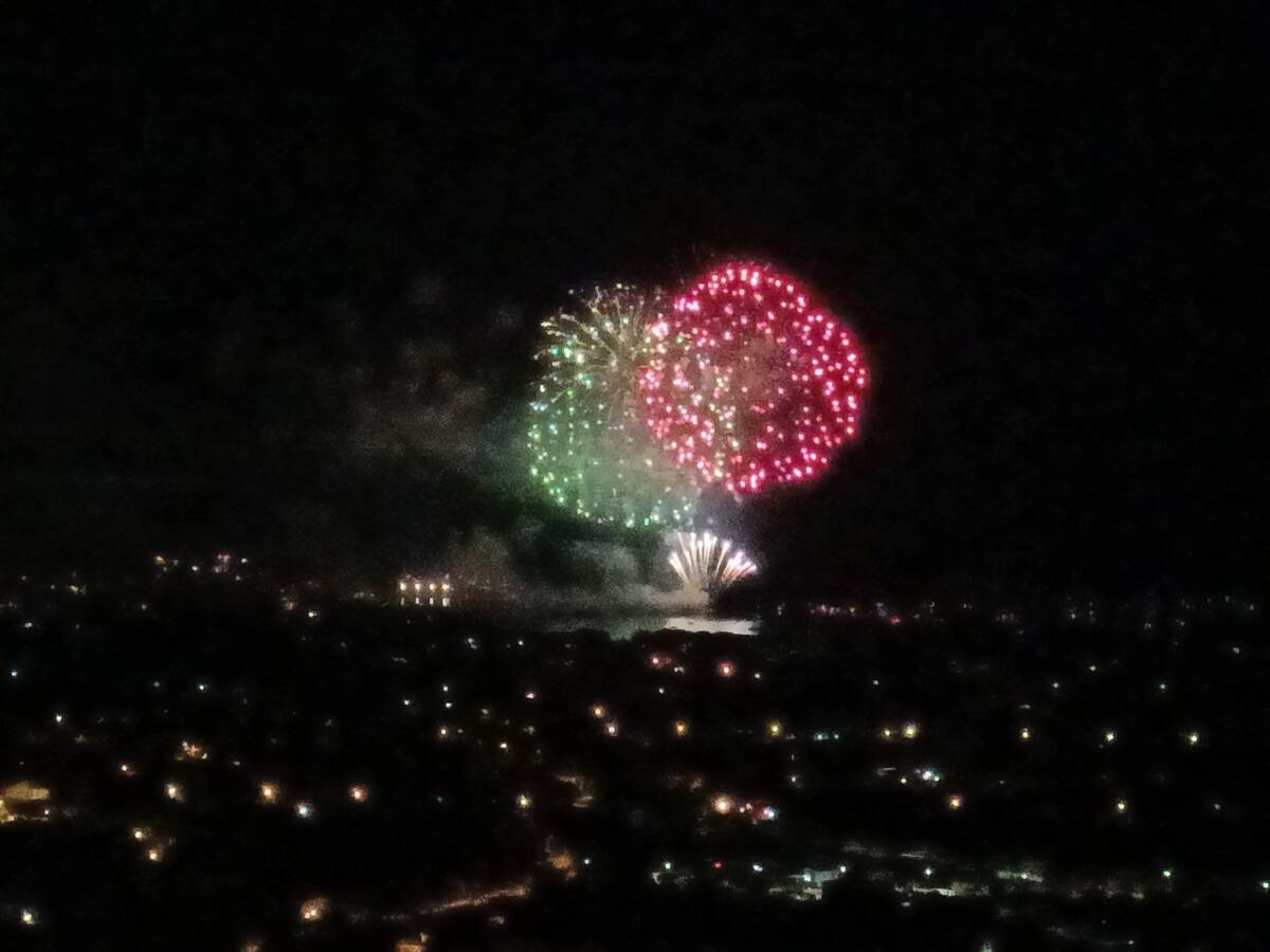 feu d'artifice du 14 juillet fort de six-fours