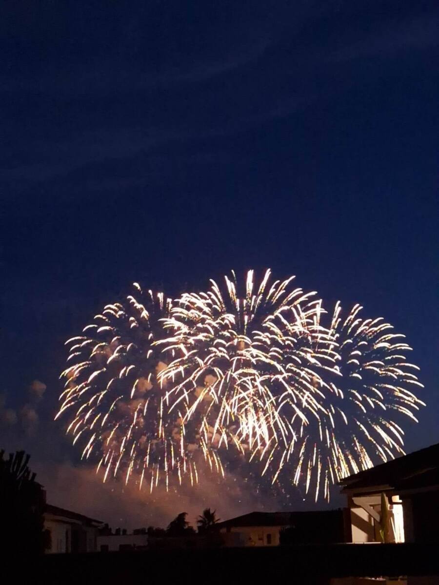 feu d'artifice du 14 juillet chez soi