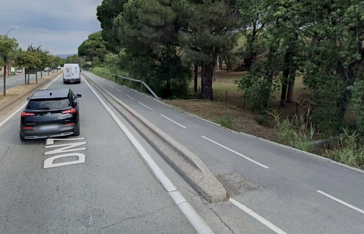 l'avenue de l'Europe à Fréjus