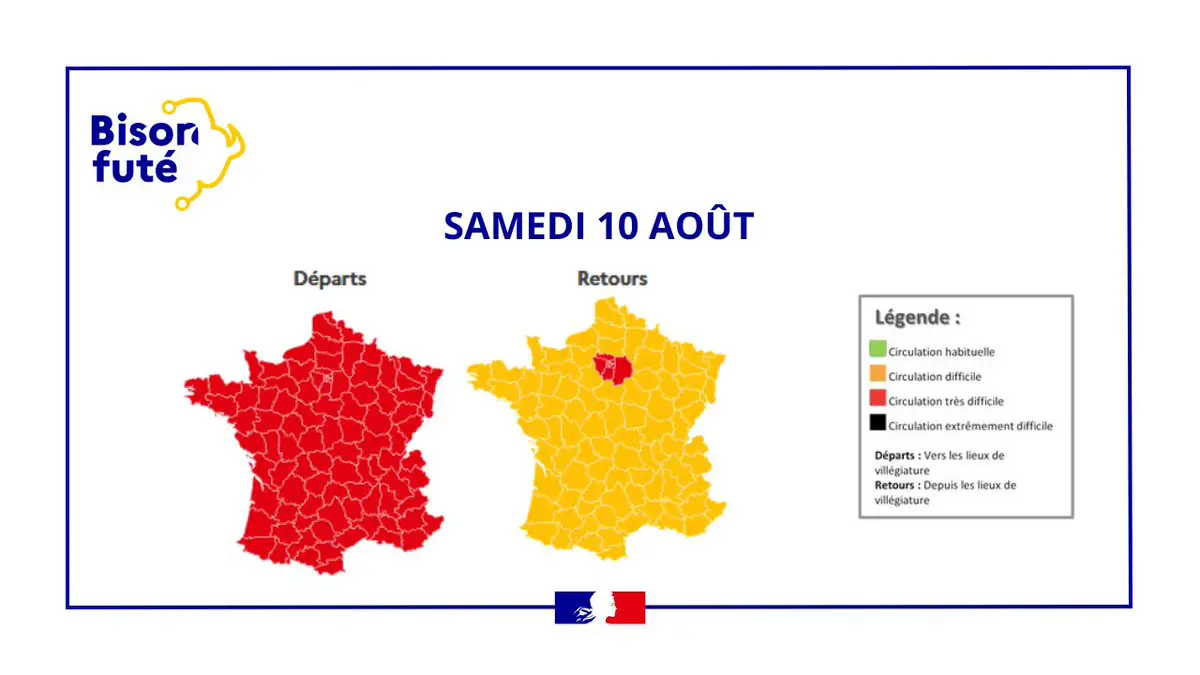 bison futé 10 aout bison futé 10 août